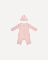 GG cotton piqué Baby gift Set - PINK | Base Blu
