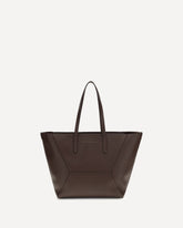 Leather Tote Bag - BROWN | Base Blu