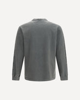 Long-sleeved cotton T-shirt - GREY | Base Blu