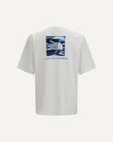 Liquid NSE Box Oversized Graphic T-shirt - WHITE | Base Blu