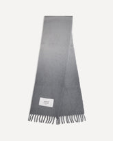 Gradient-efect alpaca Scarf - GREY | Base Blu