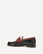 Plato leather Loafers - BLACK | Base Blu