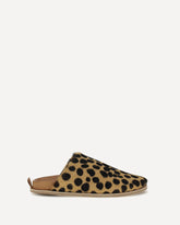 Mules leopardate in cavallino - MARRONE | Base Blu