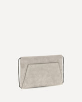 BC Duo suede Clutch Bag - GREY | Base Blu