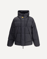 Down hooded Down Jacket - BLACK | Base Blu
