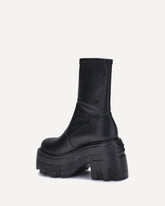 Faux leather ankle Boots - BLACK | Base Blu