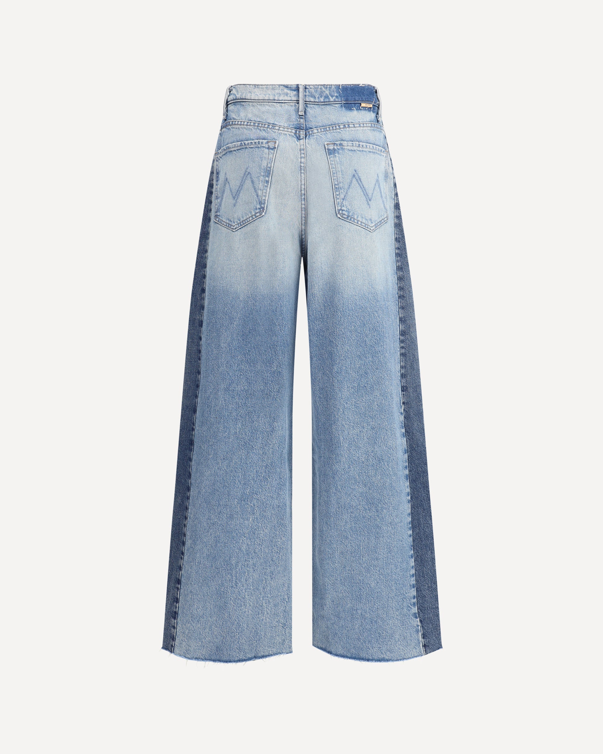 MOTHER DENIM Pipe Dream Sneak Fray Jeans LIGHT BLUE | Base Blu