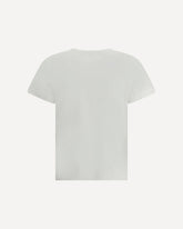 T-Shirt con logo ricamato - BIANCO | Base Blu