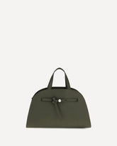 Romy calf leather Top Handle Bag - GREEN | Base Blu