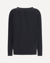 V neck Sweater - BLACK | Base Blu