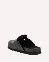 Leather Mules - BLACK | Base Blu