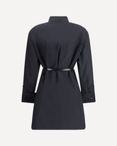 Alcade shirt Dress - BLACK | Base Blu
