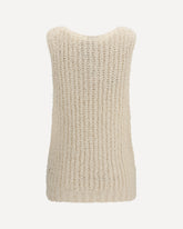 Logo-detail Vest - CREAM | Base Blu