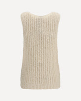 Gilet con logo - CREMA  | Base Blu