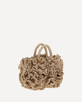 Coral raffia Handbag - BEIGE | Base Blu