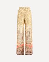 Silk georgette Pants express fluid - MULTICOLOUR | Base Blu