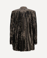 Concordian embroidered single-breasted Jacket - MULTICOLOUR | Base Blu