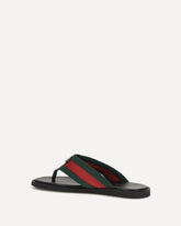 Sandali Infradito Maverik con incrocio GG - NERO | Base Blu