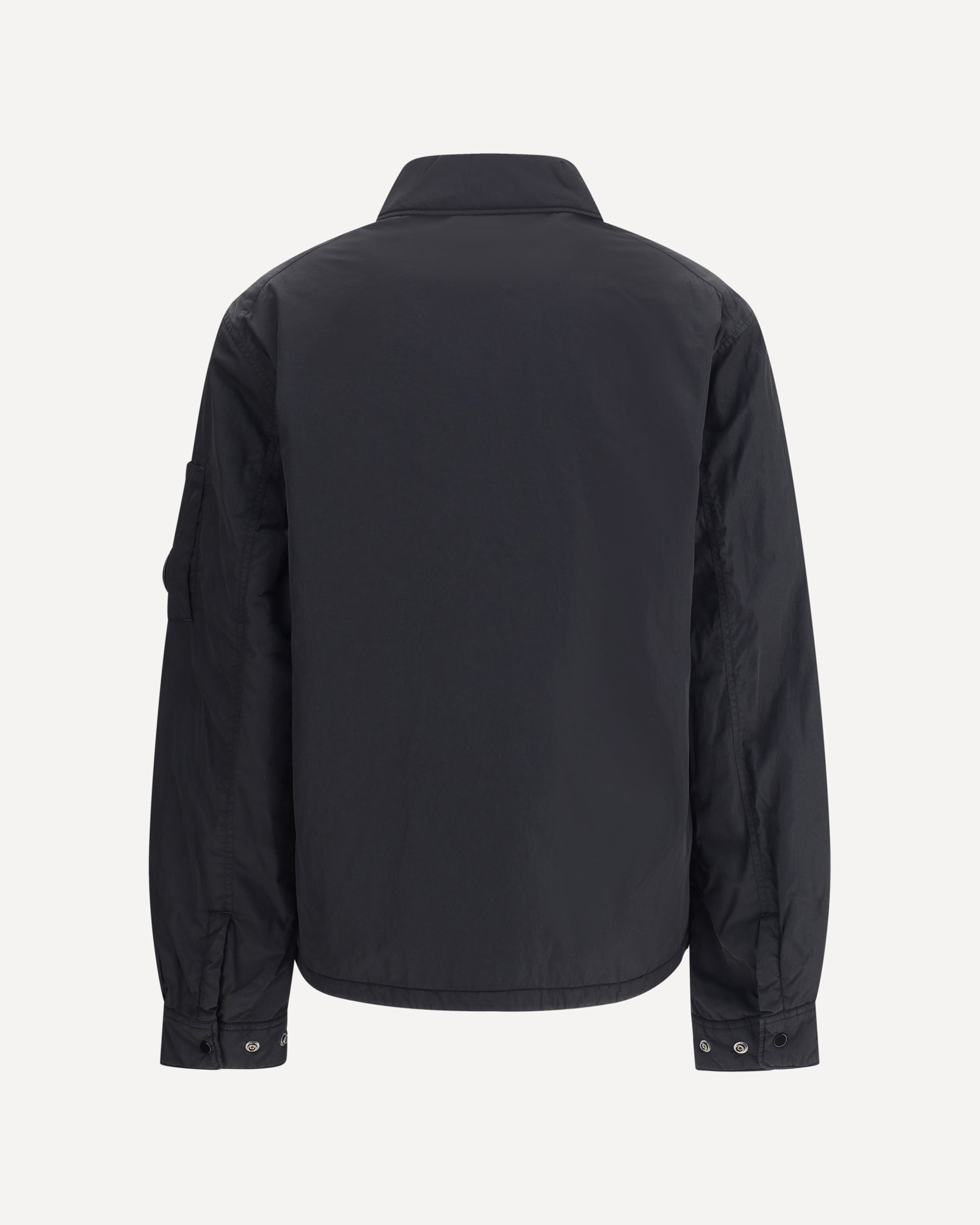 C.P. Company nylon shirt jacket 黒 Sサイズ C.P. COMPANY Nylon Shirt Jacket BLACK | Base Blu