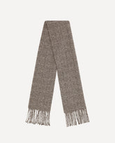 Moulin Tweed Scarf - BROWN | Base Blu