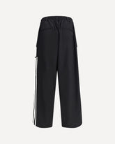 Pantaloni a gamba dritta in lana raffinata - NERO | Base Blu