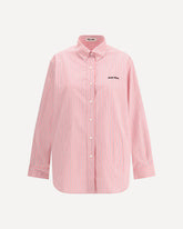 Camicia in popeline a righe - ROSA | Base Blu