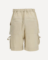 Viscose and cotton Shorts - BEIGE | Base Blu