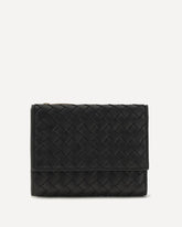 Intrecciato bifold Wallet - BLACK | Base Blu