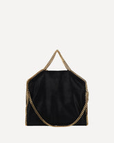 Falabella Fold Over Tote Shoulder Bag - BLACK | Base Blu