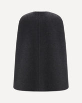 Wool-blend Cape - GREY | Base Blu