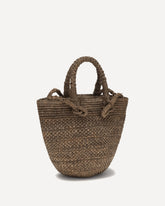 Arona raffia Bucket Bag - KHAKI  | Base Blu