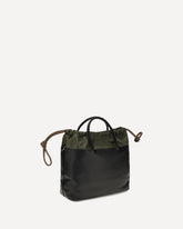Twin drawstring Handbag - BLACK | Base Blu