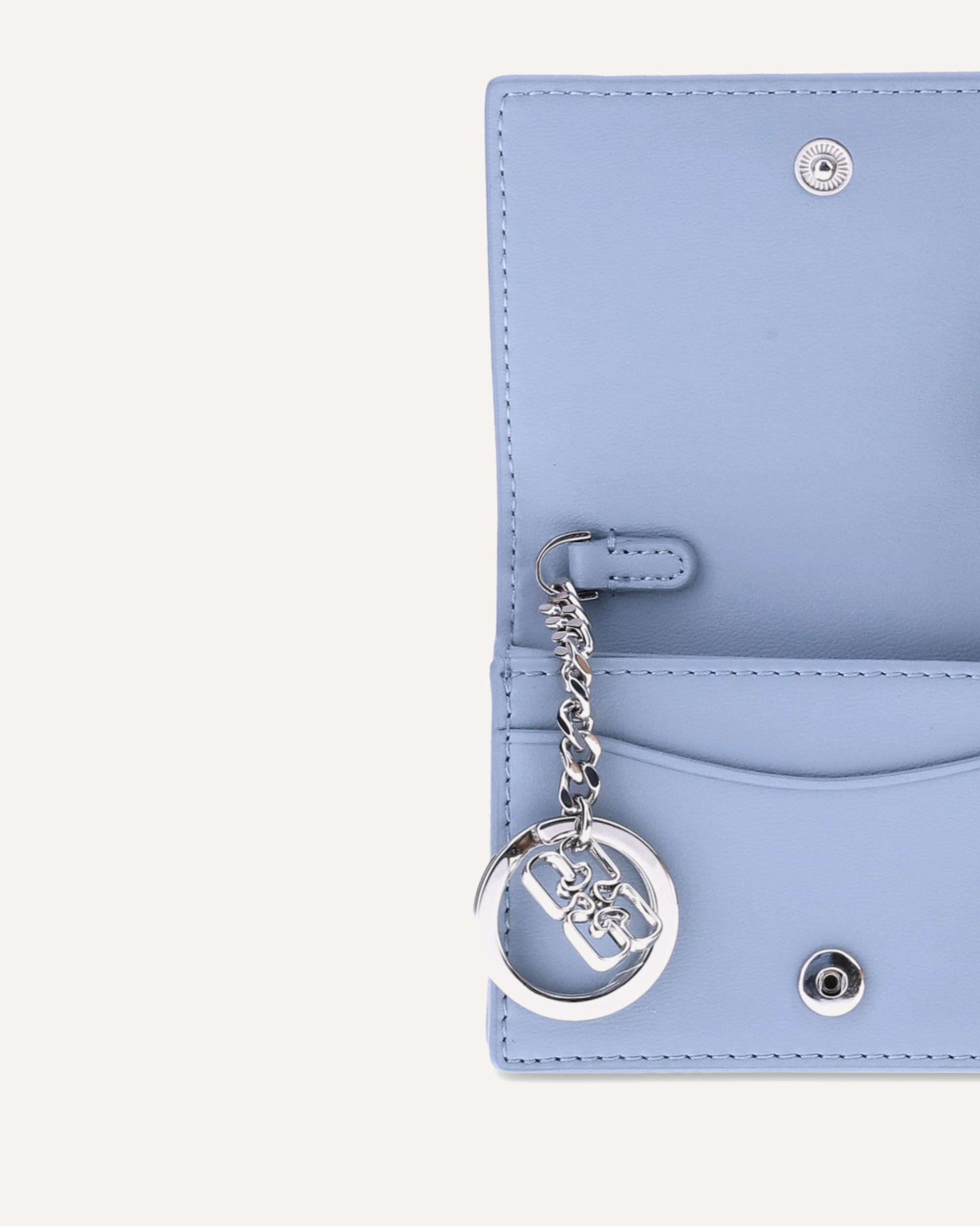 GANNI Bou Card Holder LIGHT BLUE | Base Blu