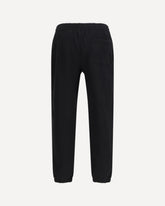 Lightweight terry-effect cotton Joggers - BLACK | Base Blu
