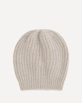 Cashmere Beanie with sequins - BEIGE | Base Blu