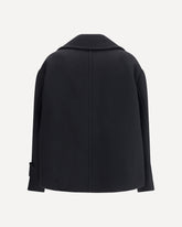 Cappotto corto oversize - NERO | Base Blu