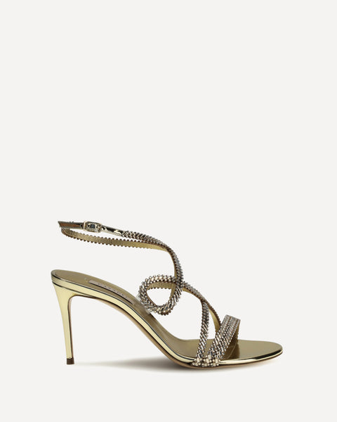 CASADEI Julia Josephine Sandals GOLD | Base Blu
