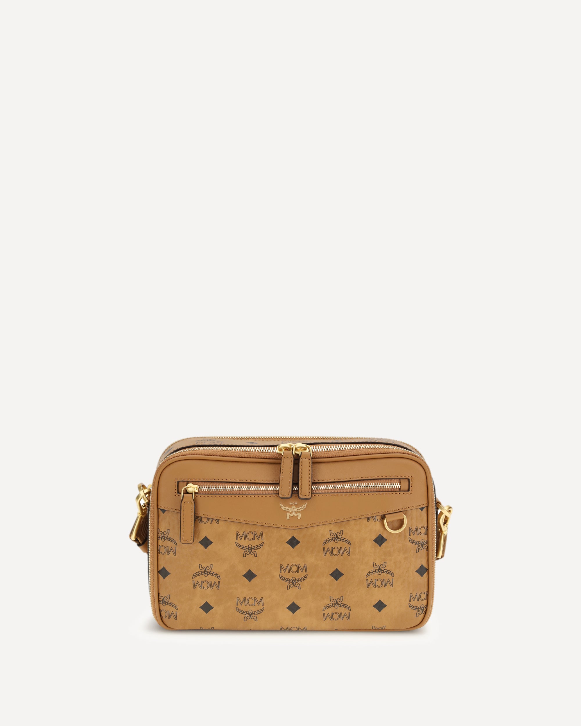 MCM Small Diamond Crossbody Bag BEIGE | Base Blu