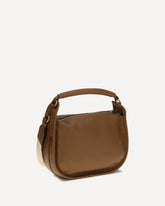 Small B Clip Crossbody Bag - BROWN | Base Blu