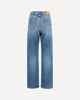 High waisted wide leg Jeans in denim - BLUE | Base Blu