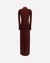 Draped Dress - BORDEAUX | Base Blu