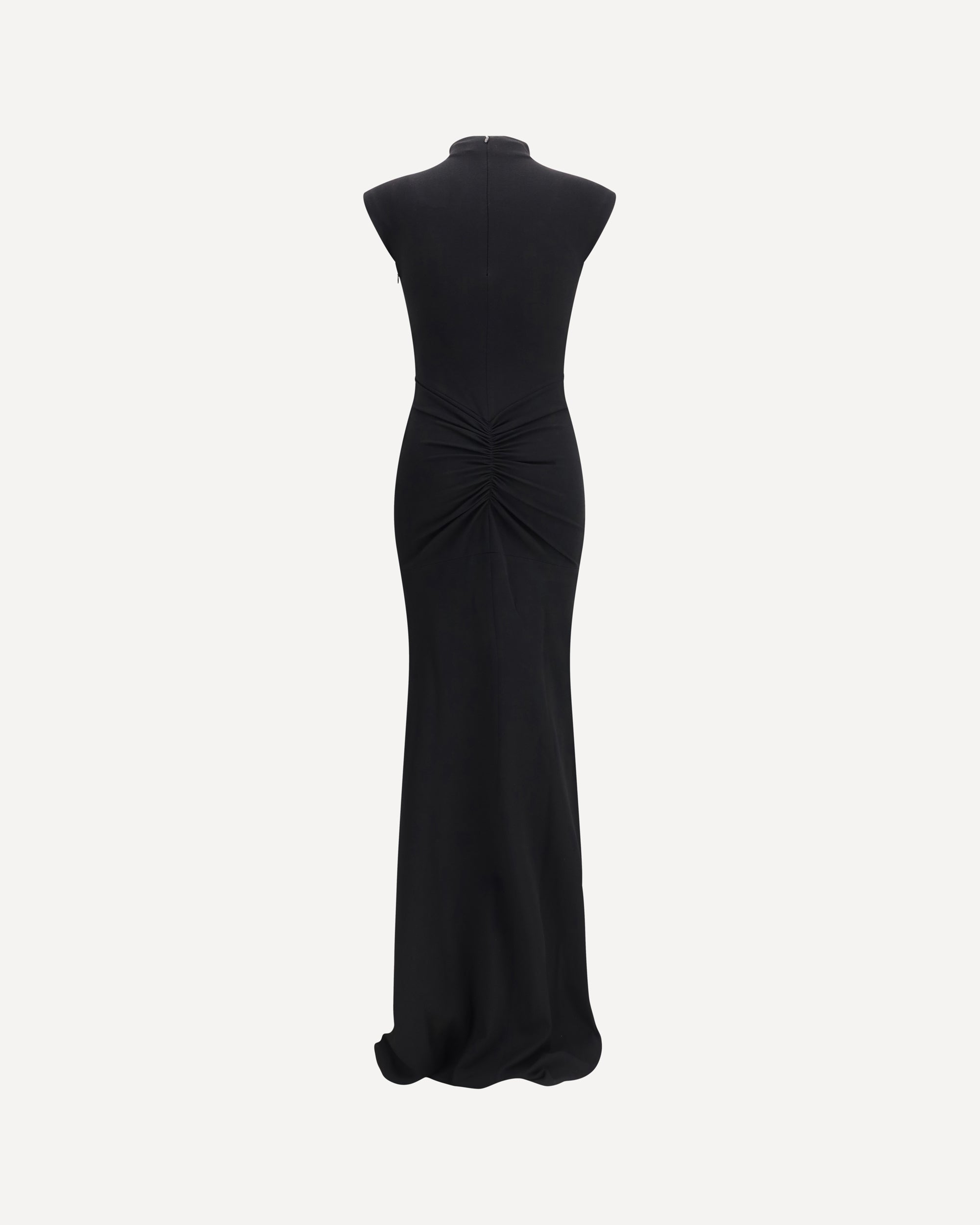 JACQUEMUS Black Long Alba Dress BLACK JACQUEMUS Black Long Alba Dress BLACK