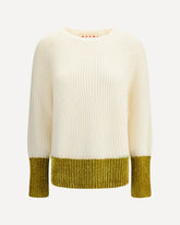 Maglione in lana con motivo color block - MULTICOLORE | Base Blu