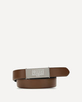 Belt with buckle - BROWN | Base Blu