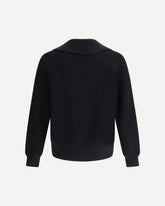 Knit Cardigan - BLACK | Base Blu