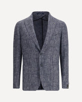 Blazer con stampa Principe di Galles - BLU | Base Blu