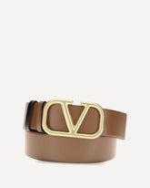 Reversible Vlogo Belt - BROWN | Base Blu