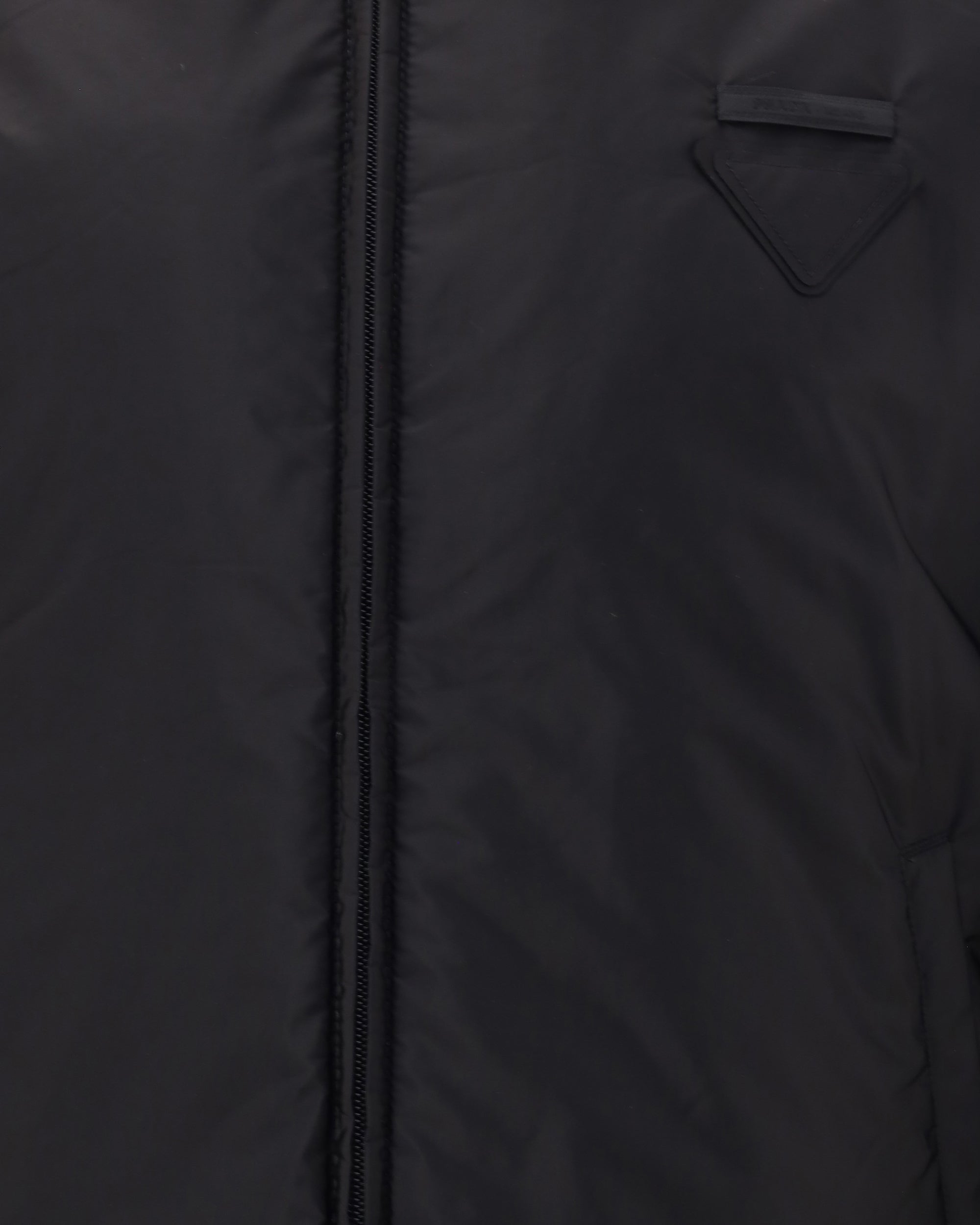 PRADA Re-Nylon bomber Jacket BLACK | Base Blu
