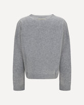 Cashmere crewneck Sweater - GREY | Base Blu