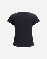 Embroidered T-shirt - BLACK | Base Blu